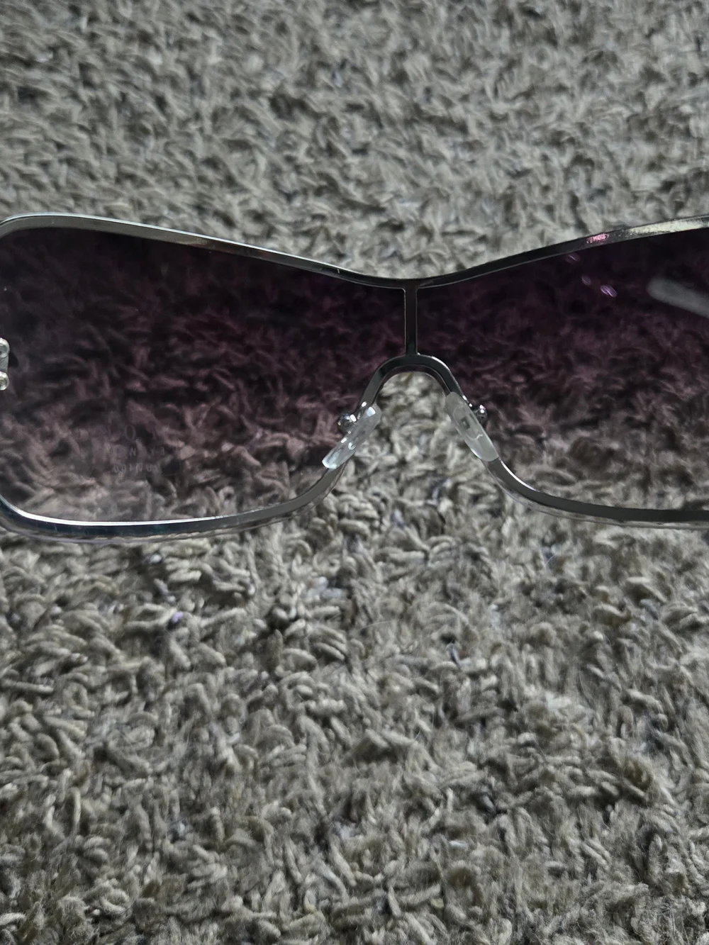 Women's Shield Sunglasses in Black Gradient